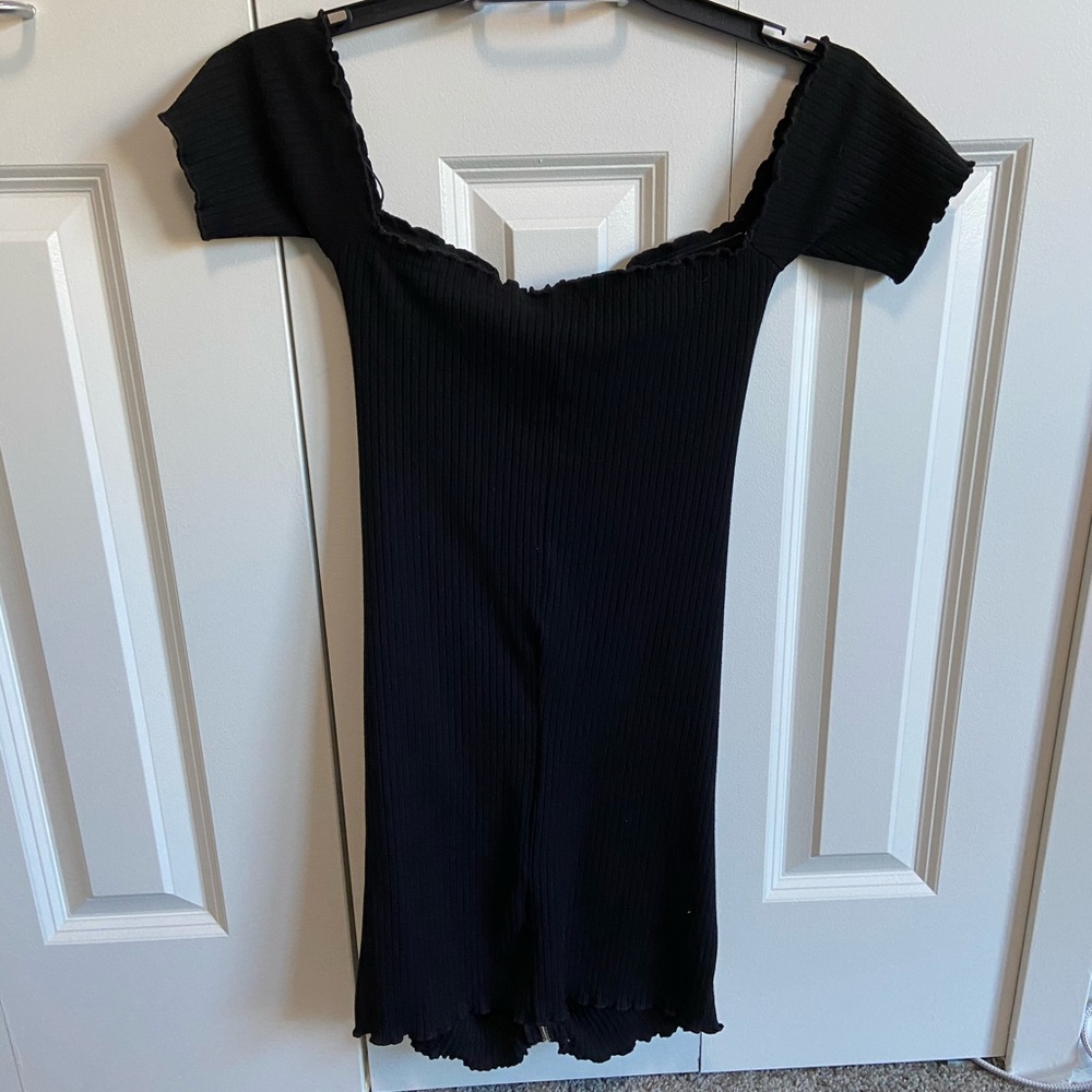Forever 21 strapless zipper dress